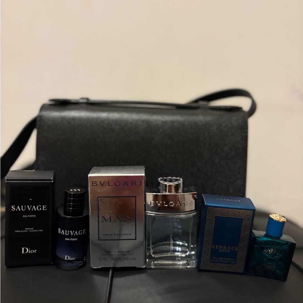 Dior, Bulgari, Versace set of 3 minies